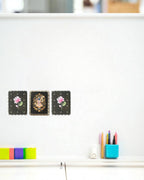 AASTHA MAGNET - Set of Purna Chhavi and Lotus (Rectangle)