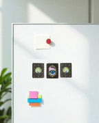 AASTHA MAGNET - Set of Mukharvind and Peacock (Rectangle)