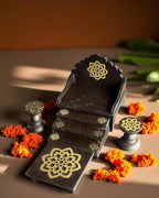 AARADHANA SET - Sinhasan, Padgha (stand) for Jhari ji & Banta ji, Khand pat (steps) and Bajot