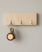 Sustainable Jain Aum Symbol Keychain Pushpam