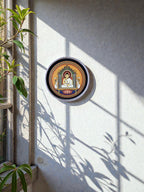 ECO-FRIENDLY MAHAVIR SWAMI WALL DECOR PLATE - 25 cm