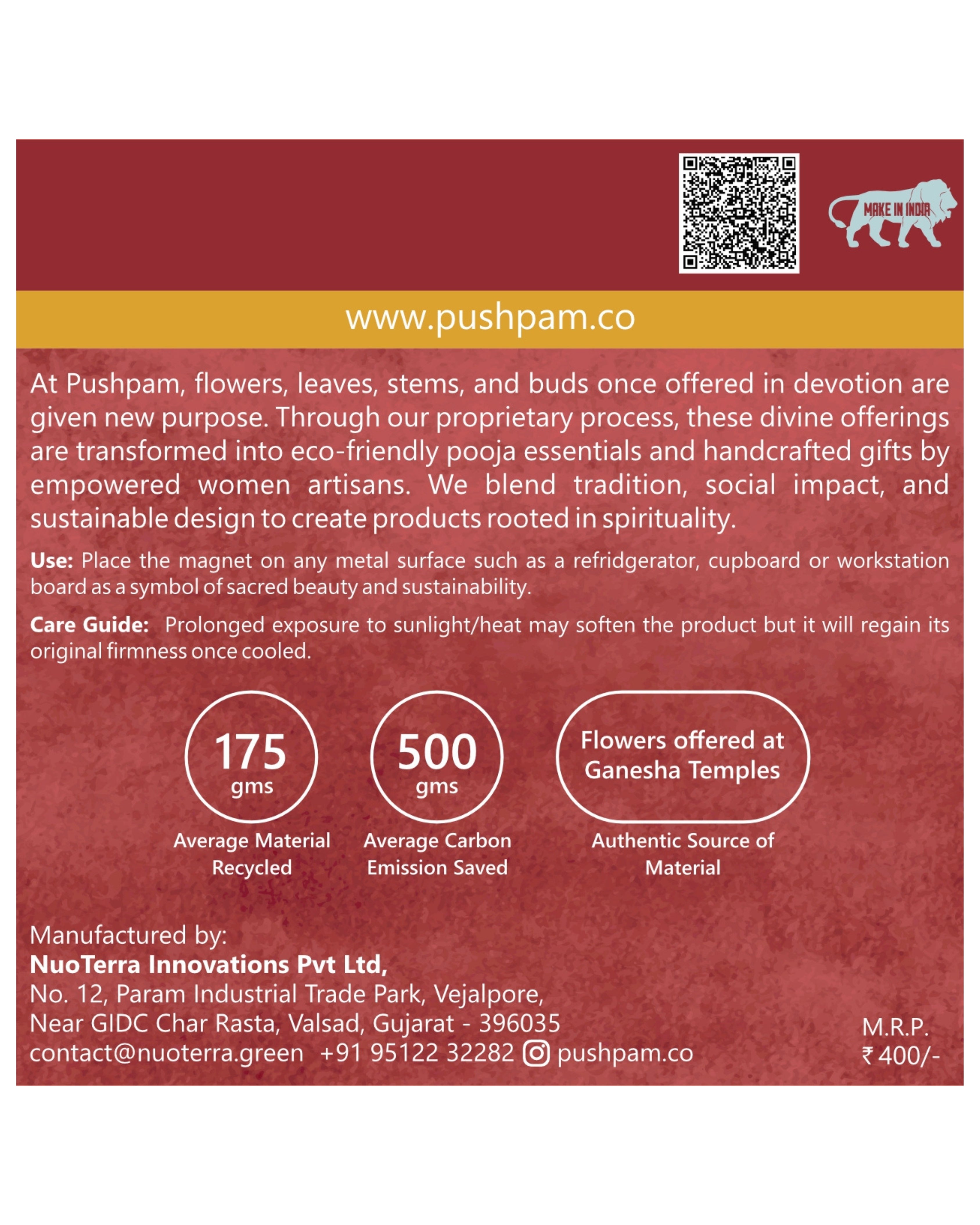 AASTHA MAGNET  - Gajanana (Rectangle)