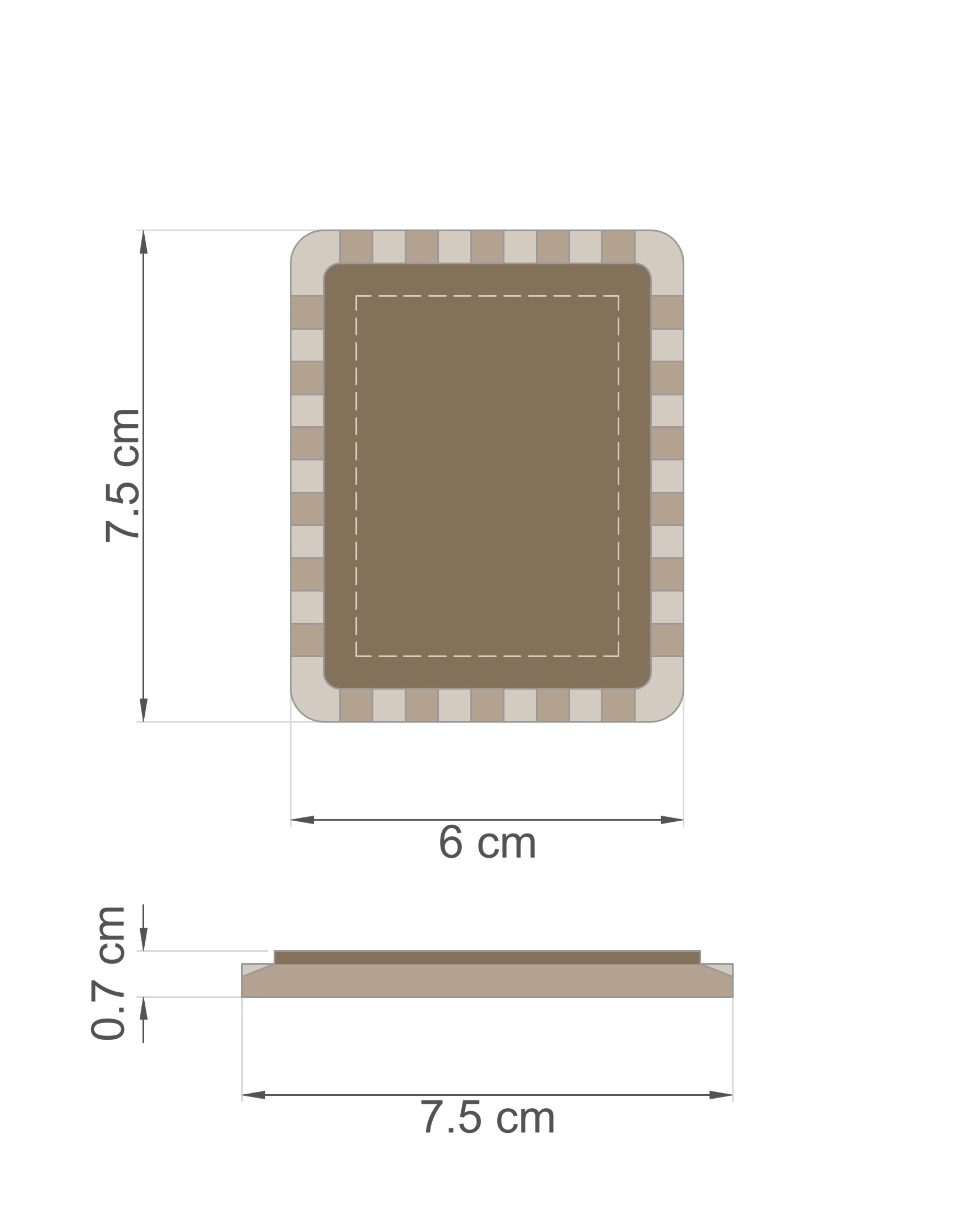 DIMENSIONS SUSTAINABLE PRASAAD MUDRIKA - Gajanana (Rectangle)