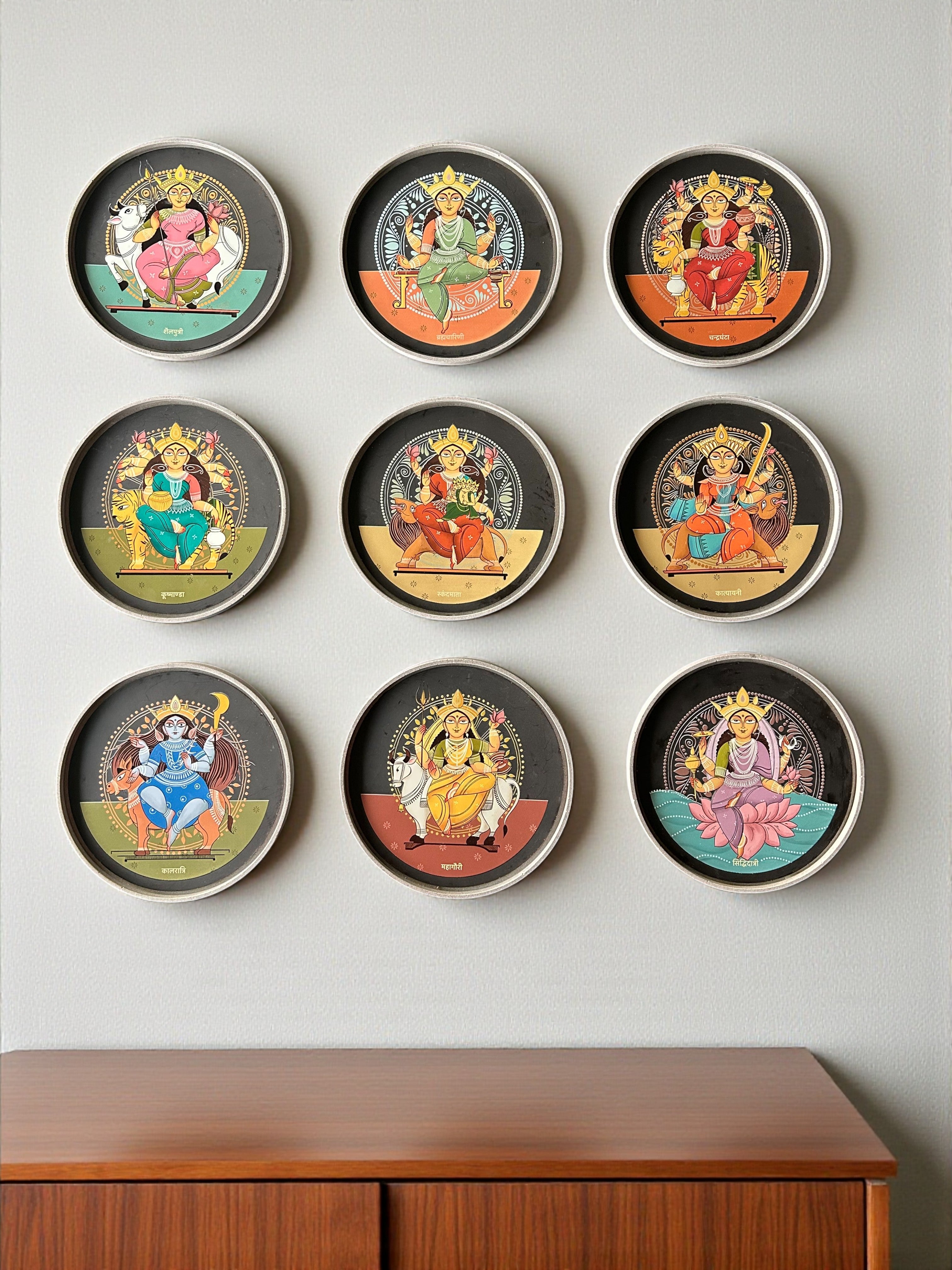 SUSHOBHAN THALI - NAVDURGA SET (25 cm)