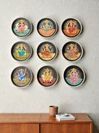 NAVDURGA (SET OF 9) -  DECOR PLATES - 18.5 cm