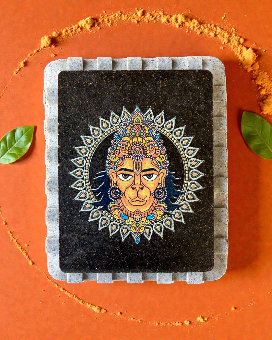 ECOFRIENDLY PRASAAD MUDRIKA - Radiant Hanuman  (Rectangle)