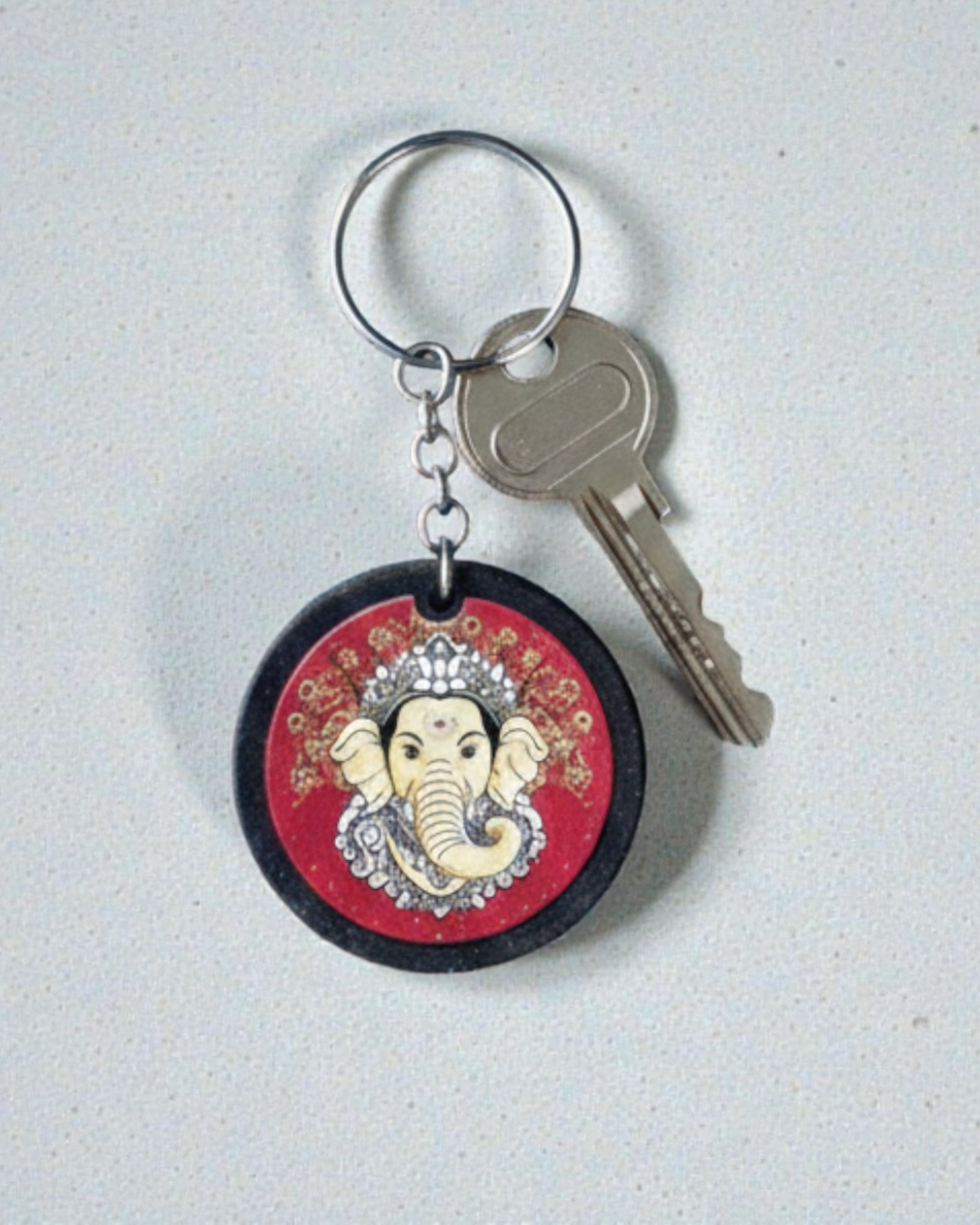 Ecofreindly Bhakti Keychain Gajanana Pushpam