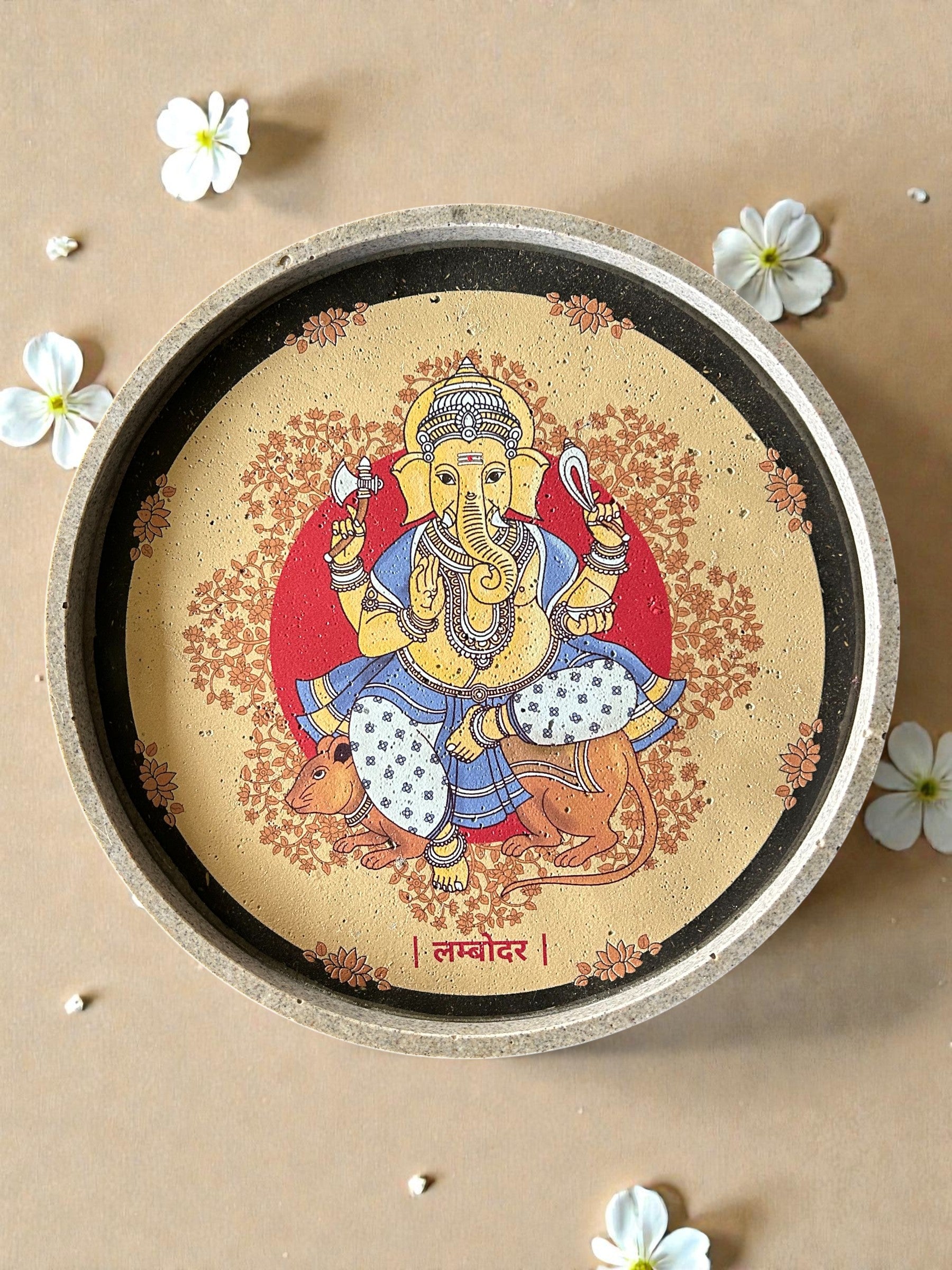 SUSHOBHAN THALI  - ASHTA VINAYAKA SET - Set of 8 (18.5 cm)