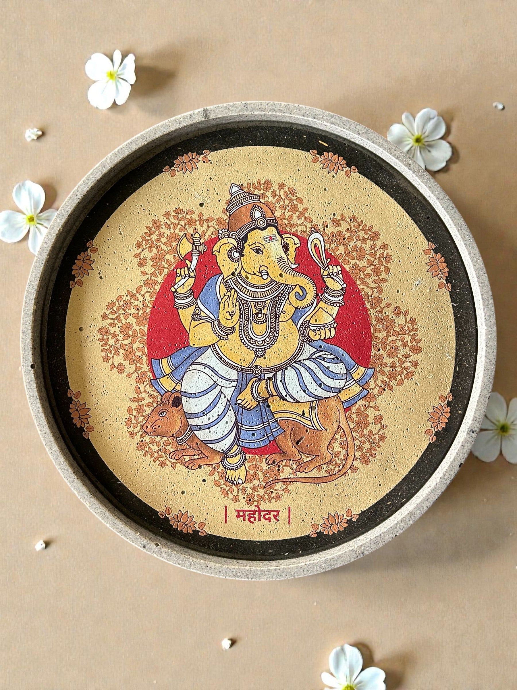 SUSHOBHAN THALI  - ASHTA VINAYAKA SET - Set of 8 (18.5 cm)