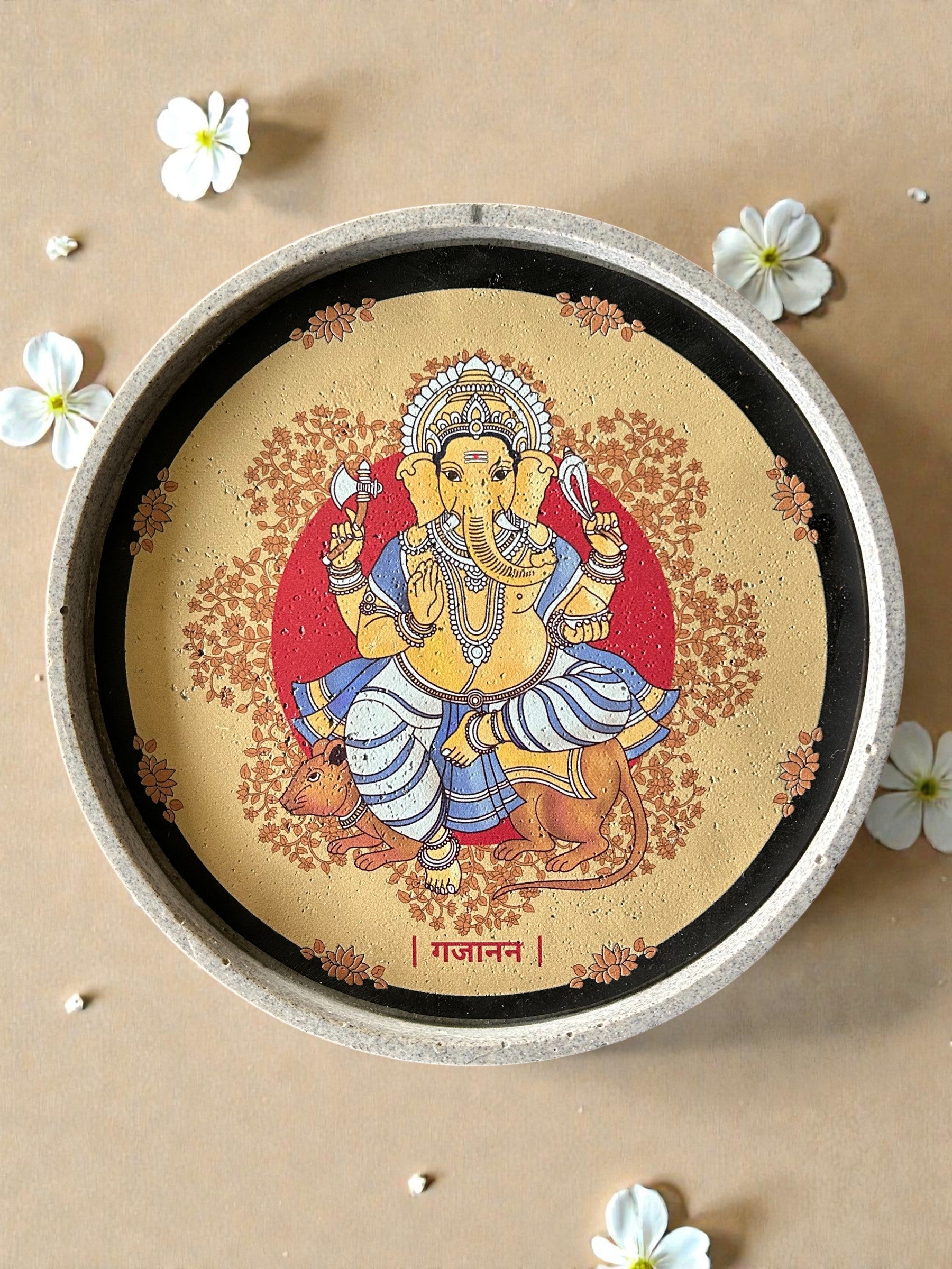 SUSHOBHAN THALI  - ASHTA VINAYAKA SET - Set of 8 (18.5 cm)