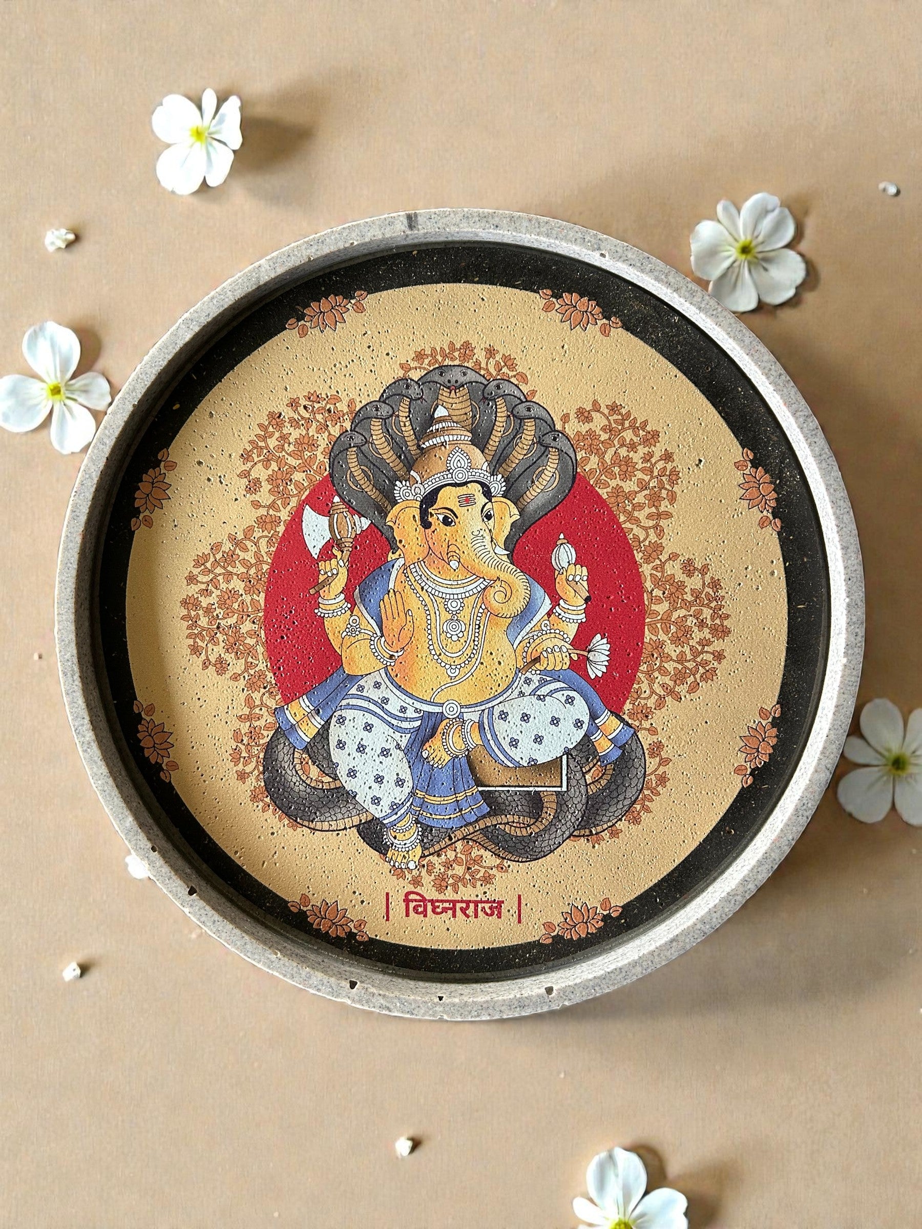 SUSHOBHAN THALI  - ASHTA VINAYAKA SET - Set of 8 (18.5 cm)