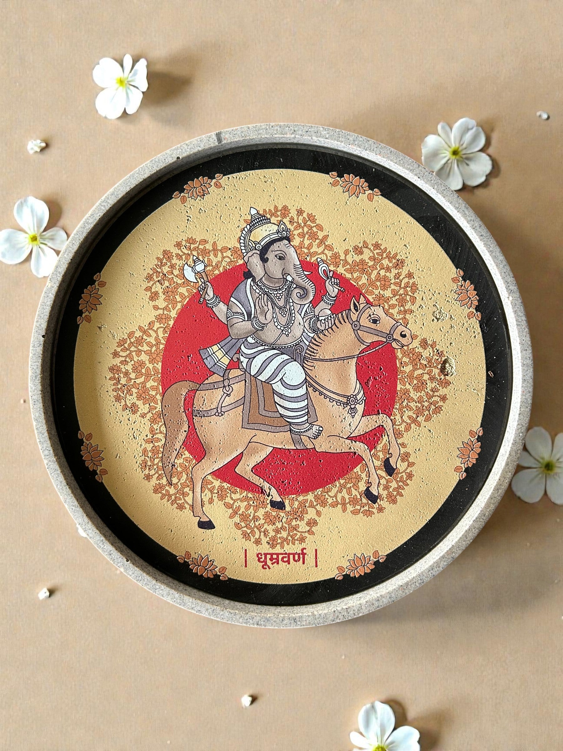 SUSHOBHAN THALI  - ASHTA VINAYAKA SET - Set of 8 (18.5 cm)