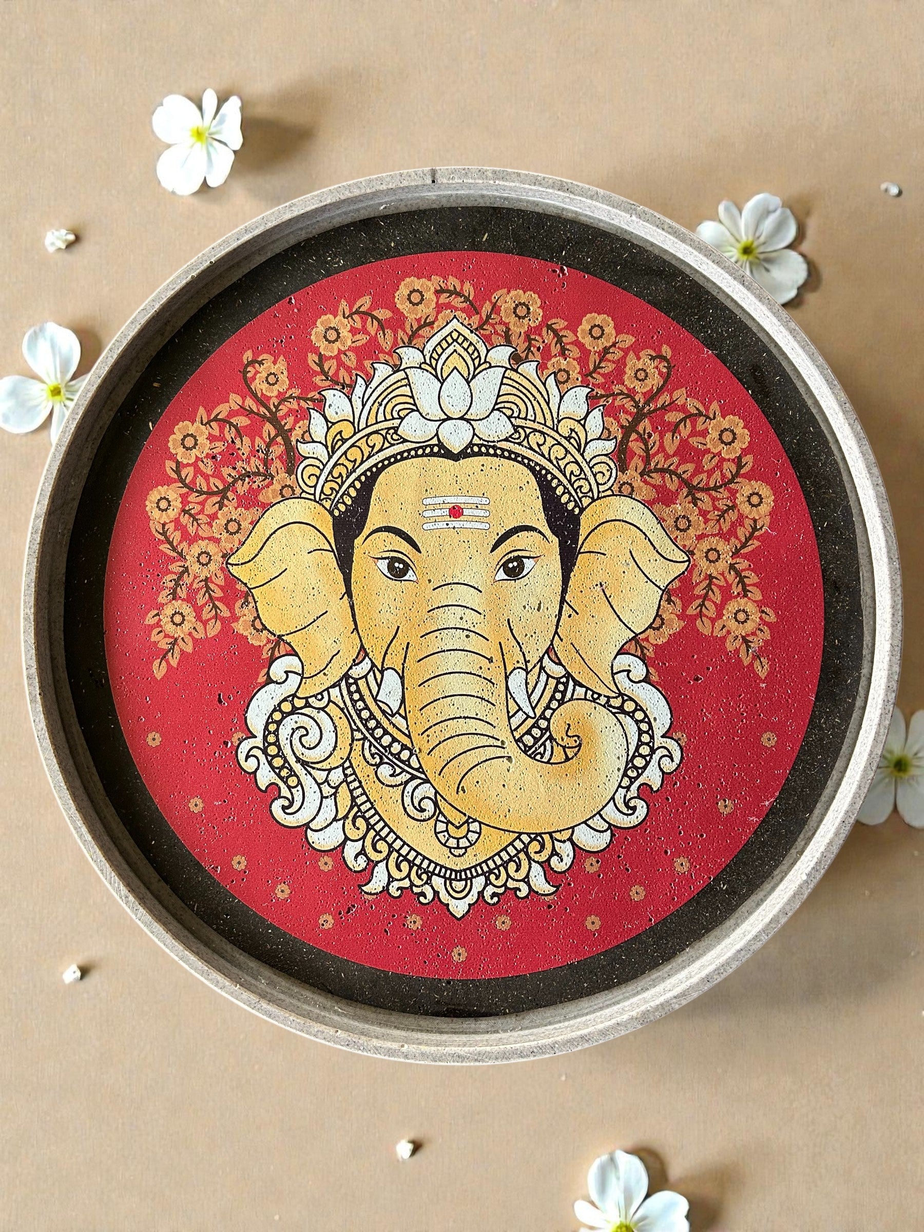 SUSHOBHAN THALI  - ASHTA VINAYAKA SET & GAJANANA (18.5 CM)