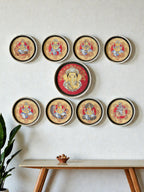 SUSHOBHAN THALI  - ASHTA VINAYAKA SET & GAJANANA (18.5 CM)