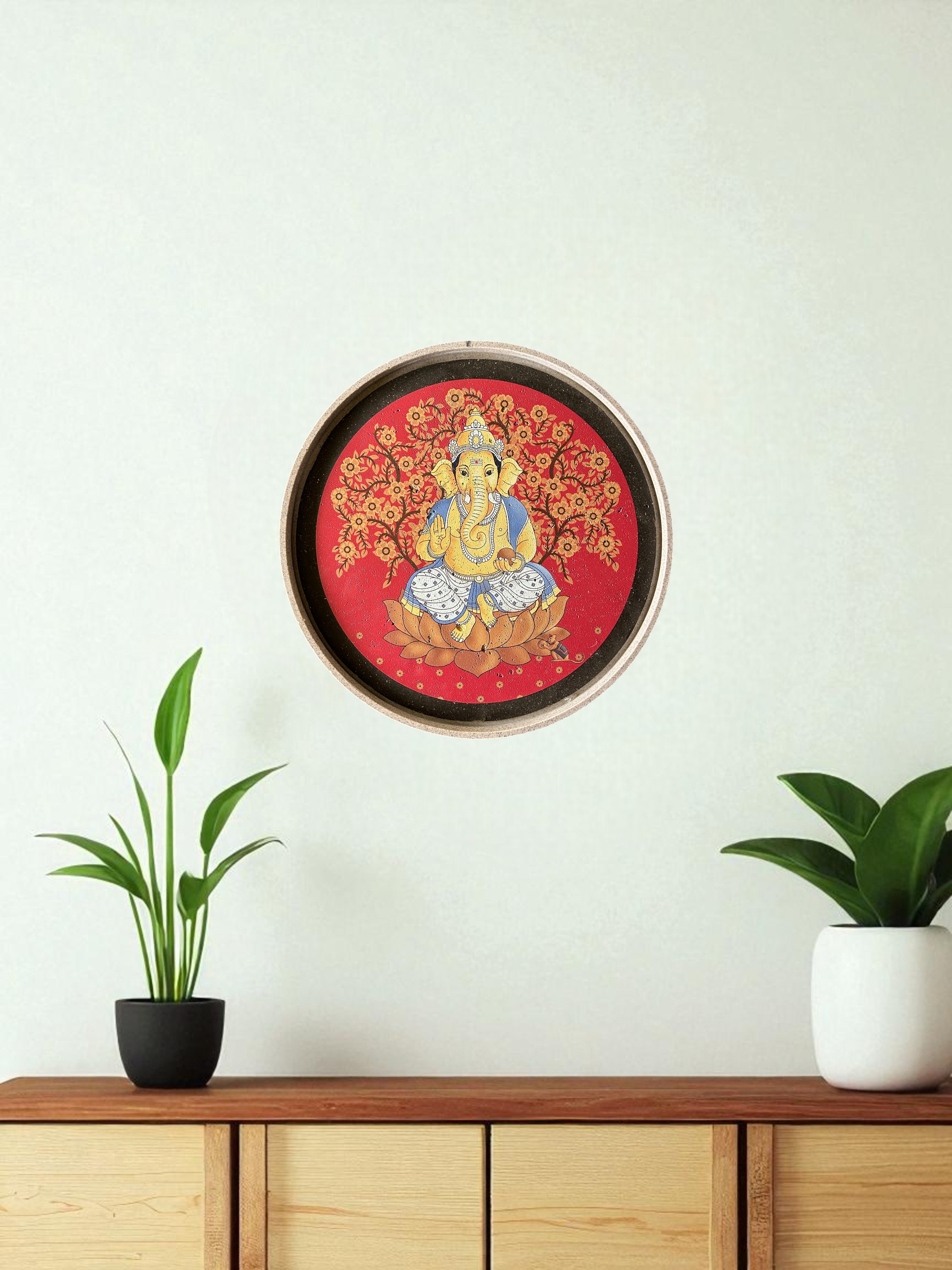 SUSHOBHAN THALI - Ganesha Blessing (25 cm)
