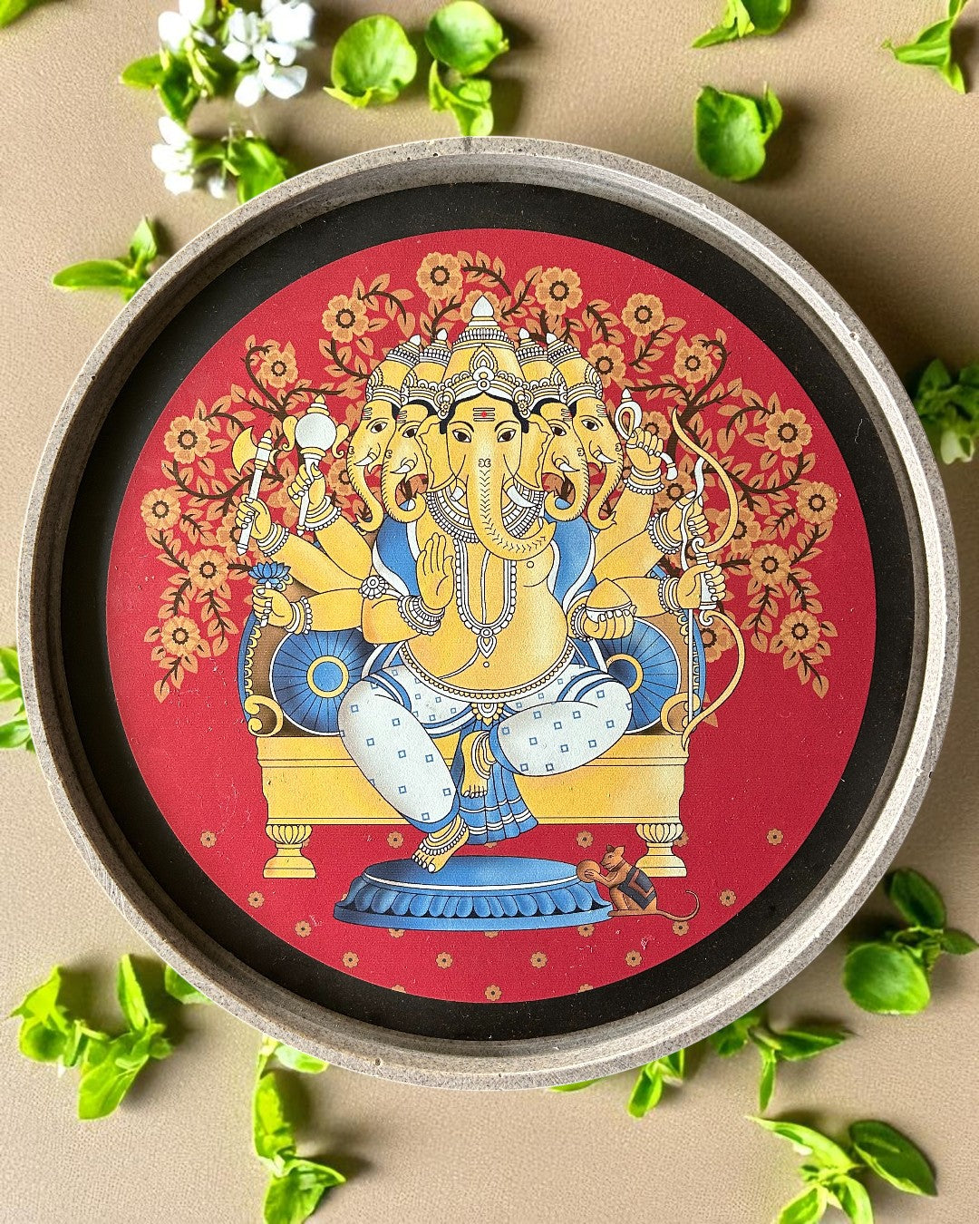 SUSHOBHAN THALI - Panchamukhi Ganesha (25 cm)