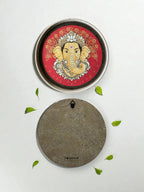 SUSHOBHAN THALI - Set of Gajanana (25 cm) & Peacock Motif (18.5 cm)