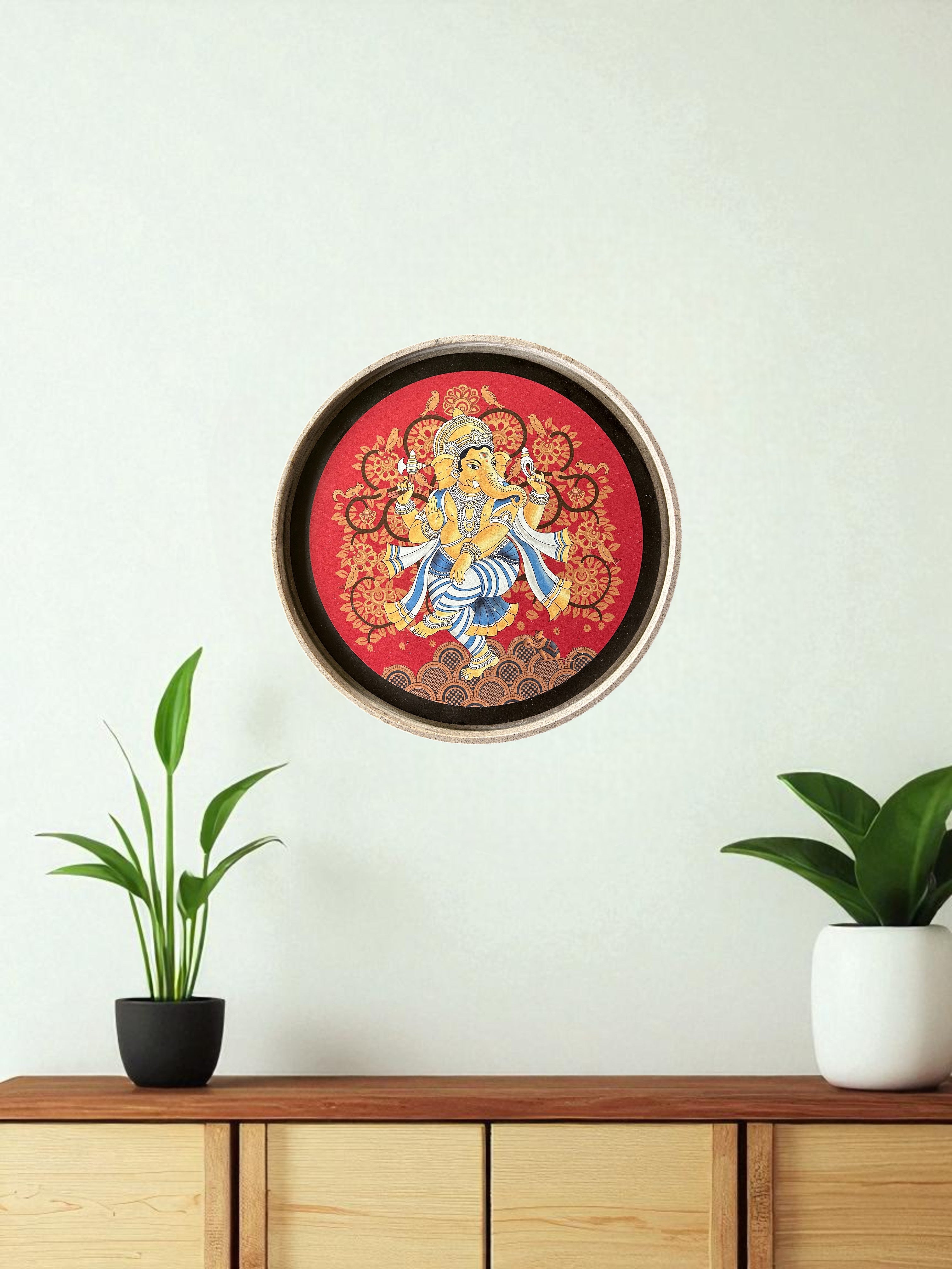 SUSHOBHAN THALI - Dancing Ganesha (25 cm)