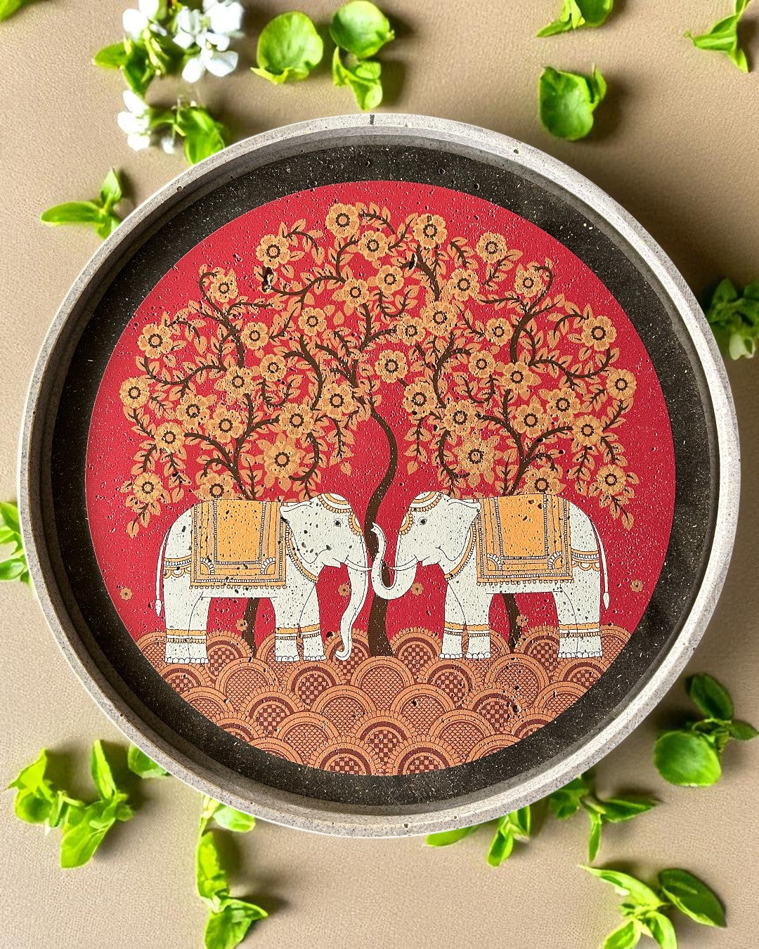 SUSHOBHAN THALI - Elephant Motif (25 cm)