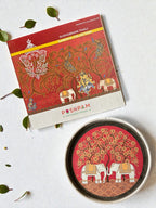 SUSHOBHAN THALI - Set of Gajanana (25 cm) & Elephant Motif (18.5 cm)