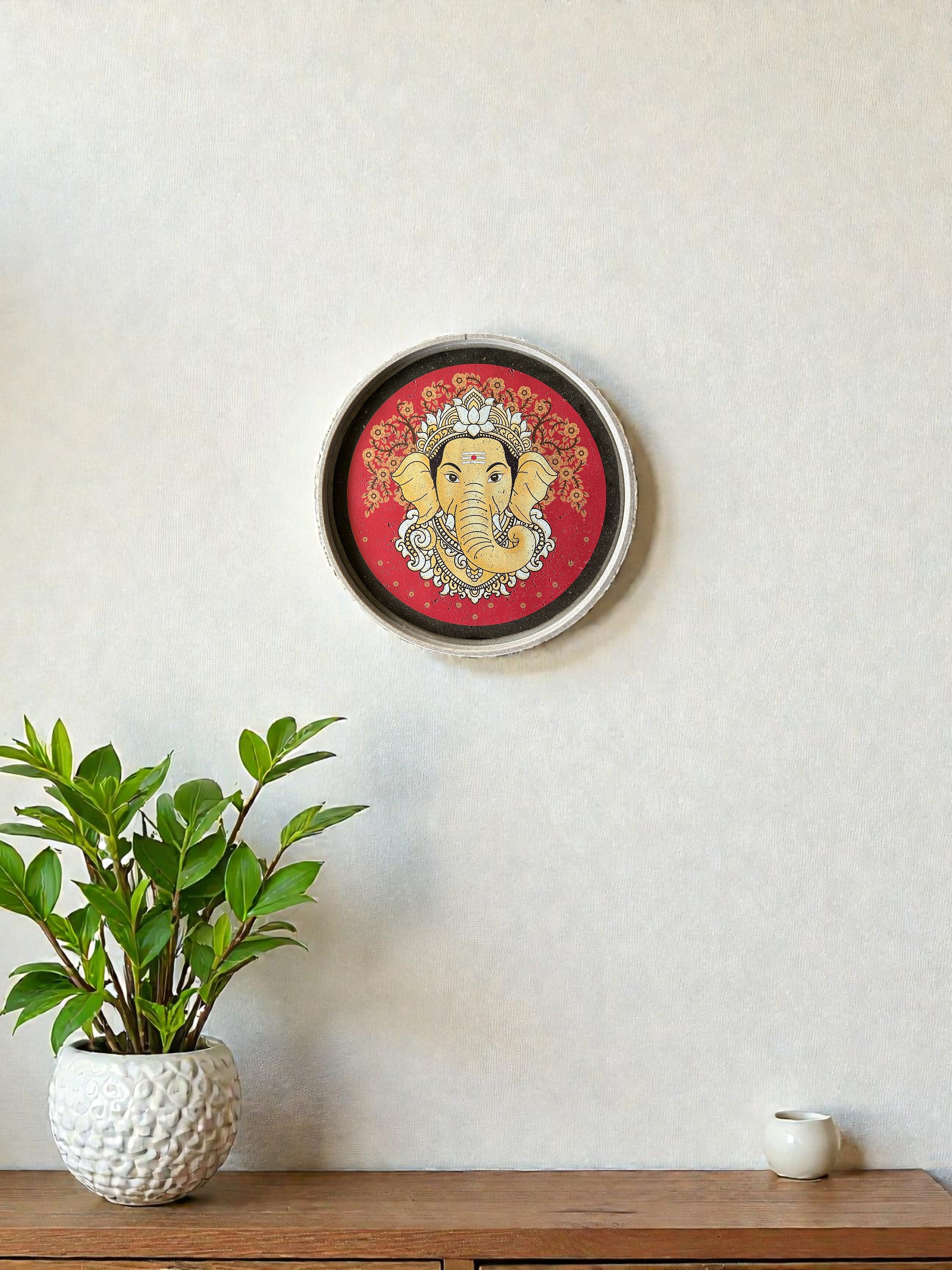 SUSHOBHAN THALI - Gajanana (18.5 cm)