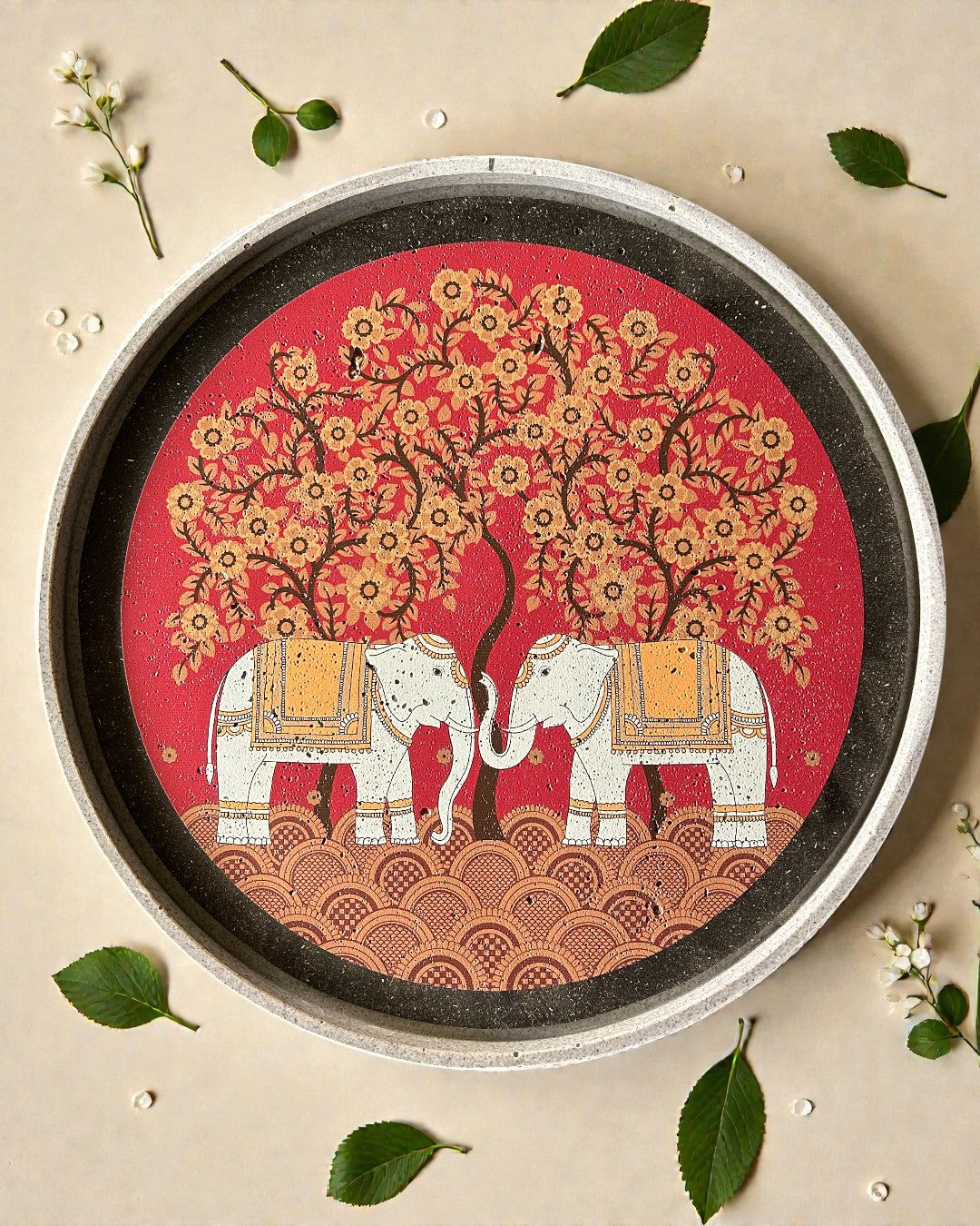 SUSHOBHAN THALI - Elephant Motif (18.5 cm)