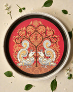 SUSHOBHAN THALI - Peacock Motif (18.5 cm)