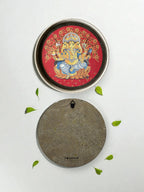 SUSHOBHAN THALI - Trimukhi Ganesha (18.5 cm)