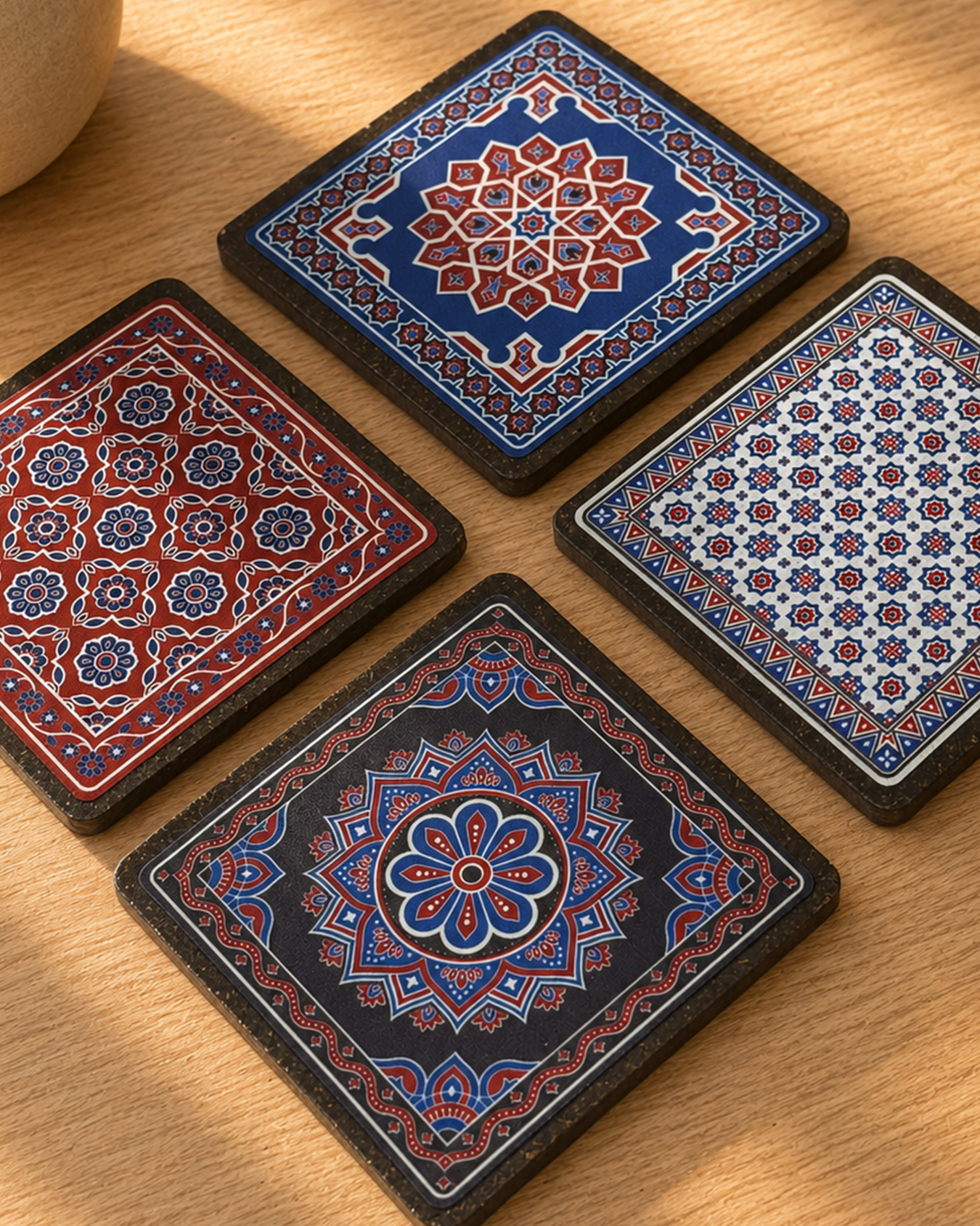 Ajrakh Coasters