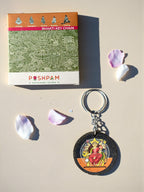 HANDCRAFTED ECOFRIENDLY BHAKTI KEYCHAIN- DURGA MAA
