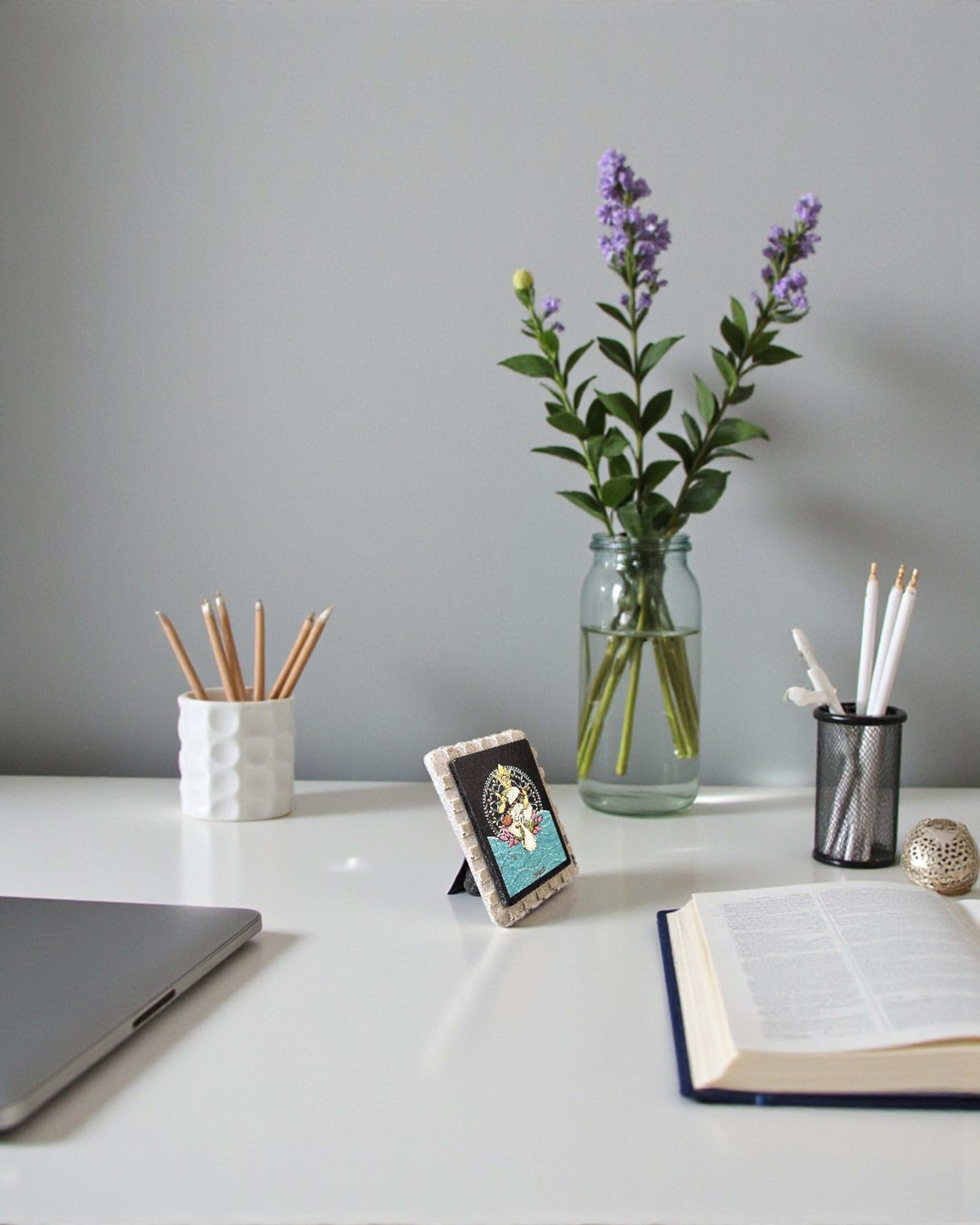 Handcrafted Sustainable PRASAAD MUDRIKA- Saraswati  (Rectangle)