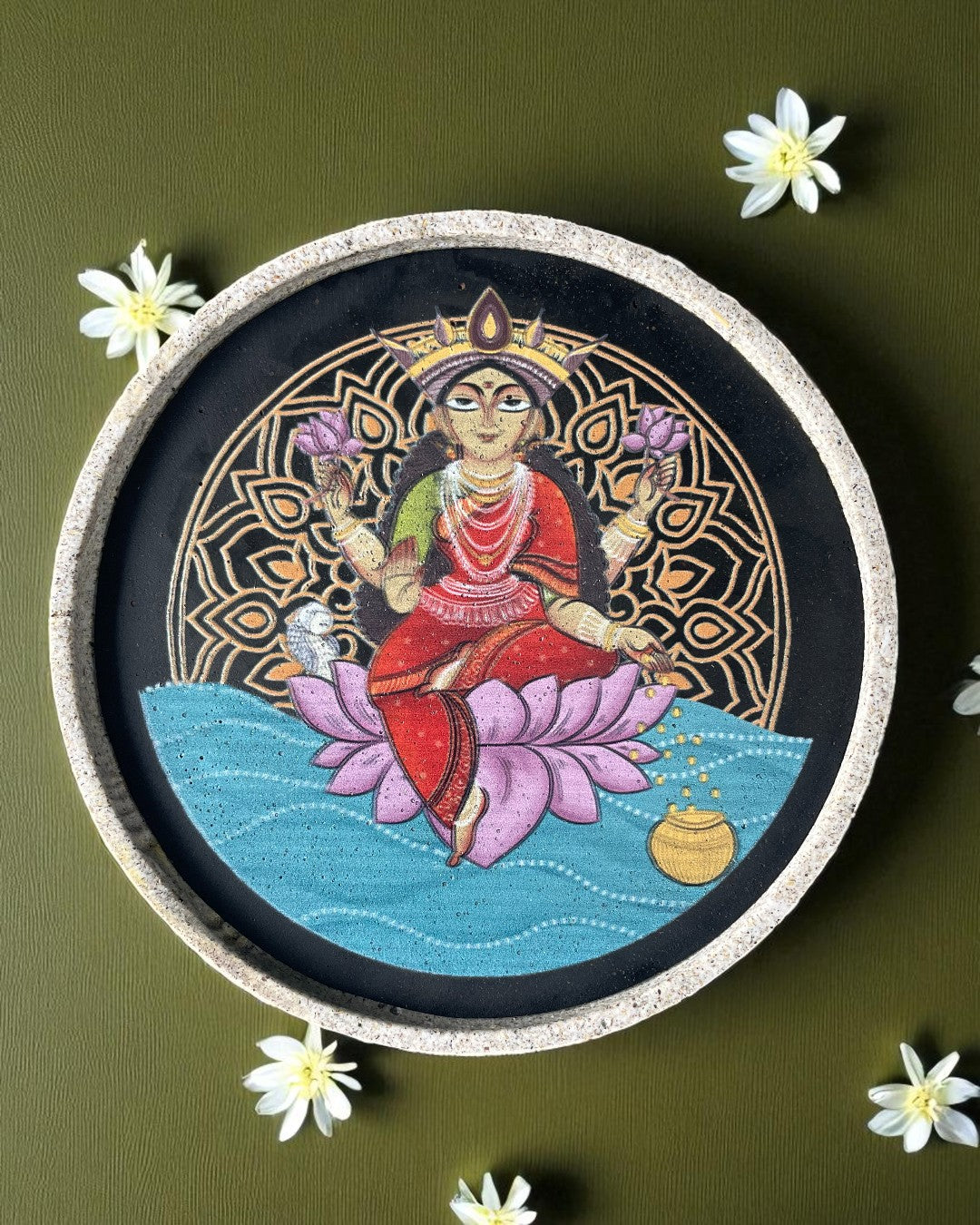 SUSHOBHAN THALI - LAKSHMI (25 cm)