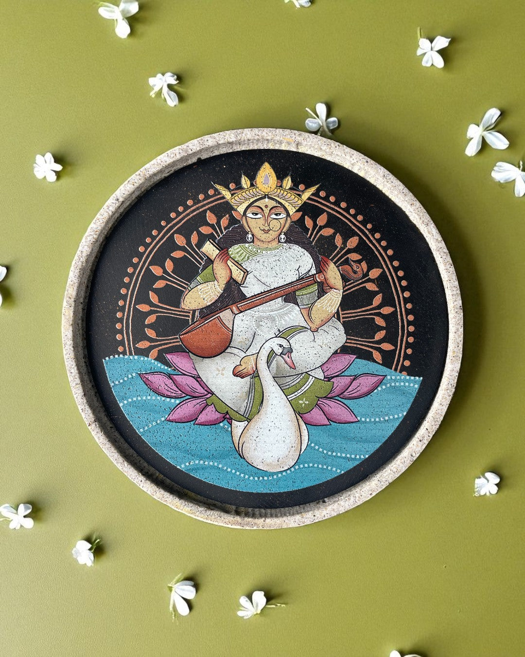SUSHOBHAN THALI - SARASWATI (18.5 cm)