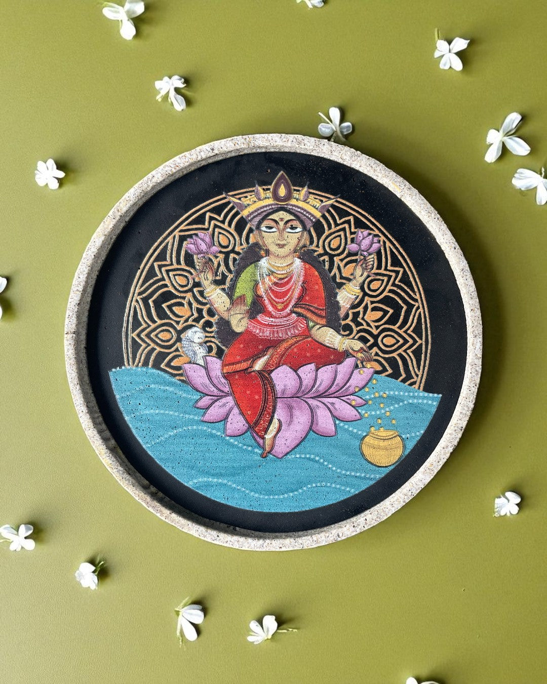 SUSHOBHAN THALI - LAKSHMI (18.5 cm)