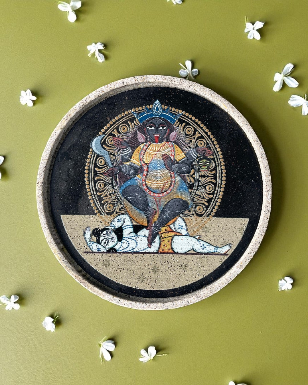 SUSHOBHAN THALI - KALI (18.5 cm)