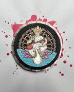 AASTHA MAGNET - Saraswati (Circle)