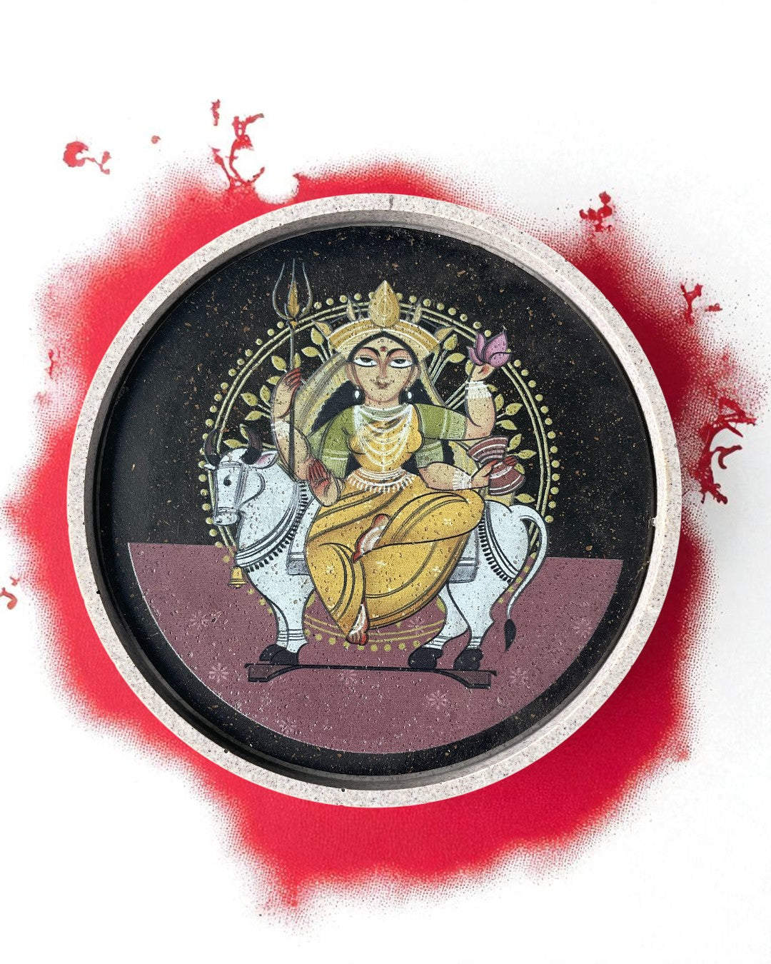 NAVDURGA (SET OF 9) -  DECOR PLATES - 18.5 cm