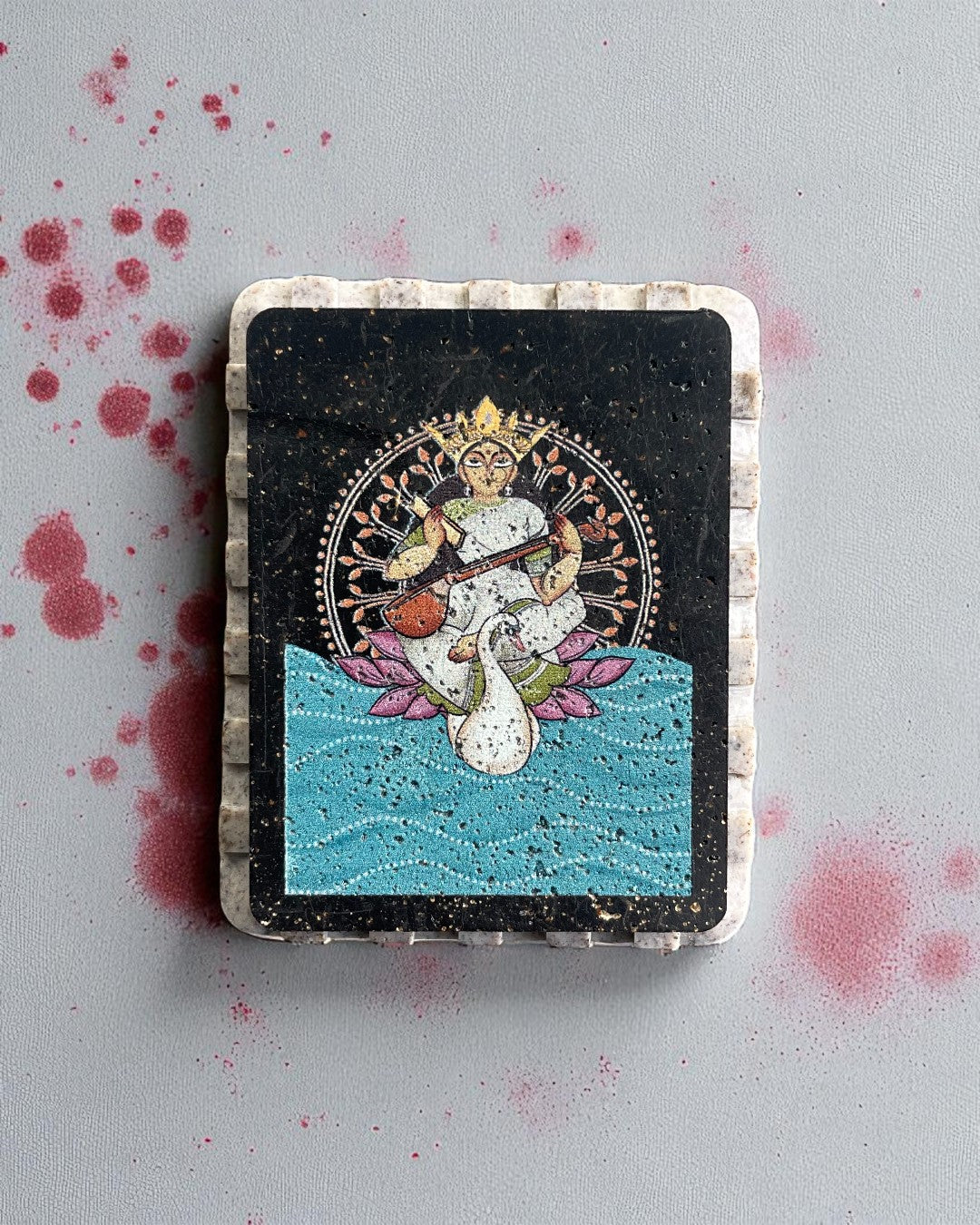 AASTHA MAGNET - Saraswati (Rectangle)