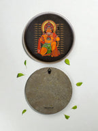 SUSHOBHAN THALI - Hanumanji with Shri Ram and Sitaji (18.5 cm)