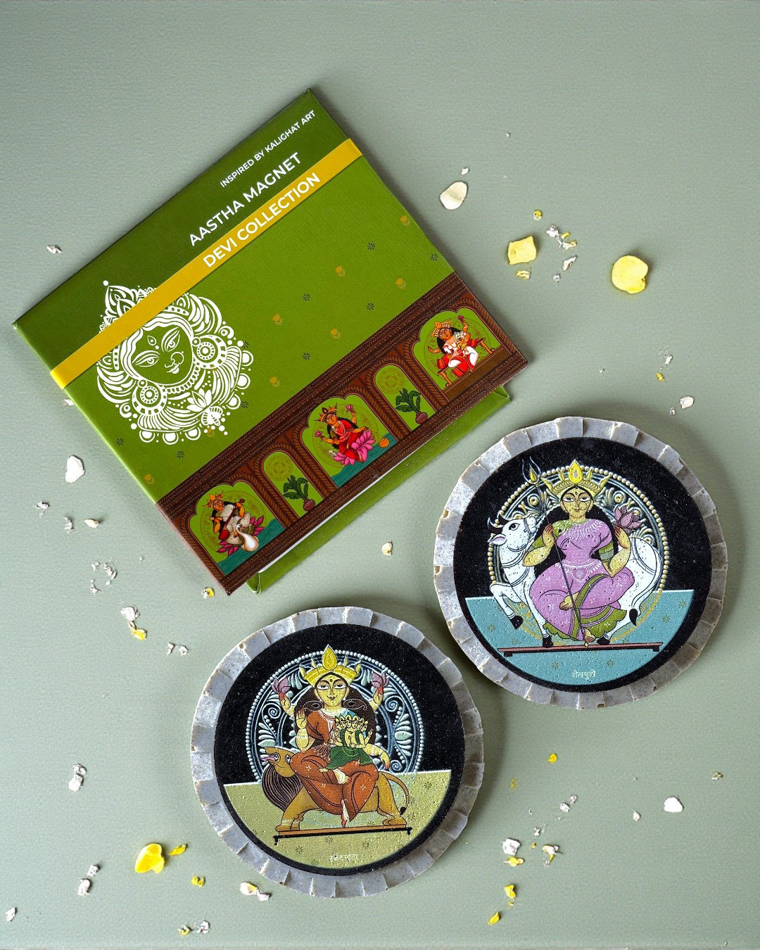 NAVDURGA  - AASTHA MAGNET SET (Circle)