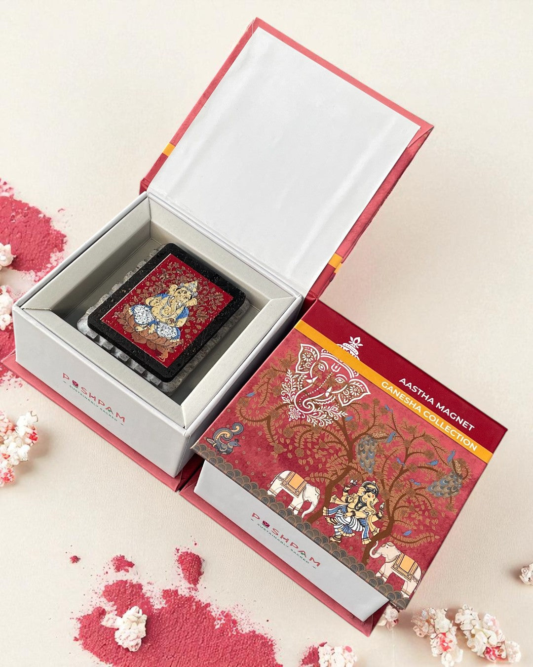 AASTHA MAGNET  - Ganesha - Left Trunk (Rectangle)