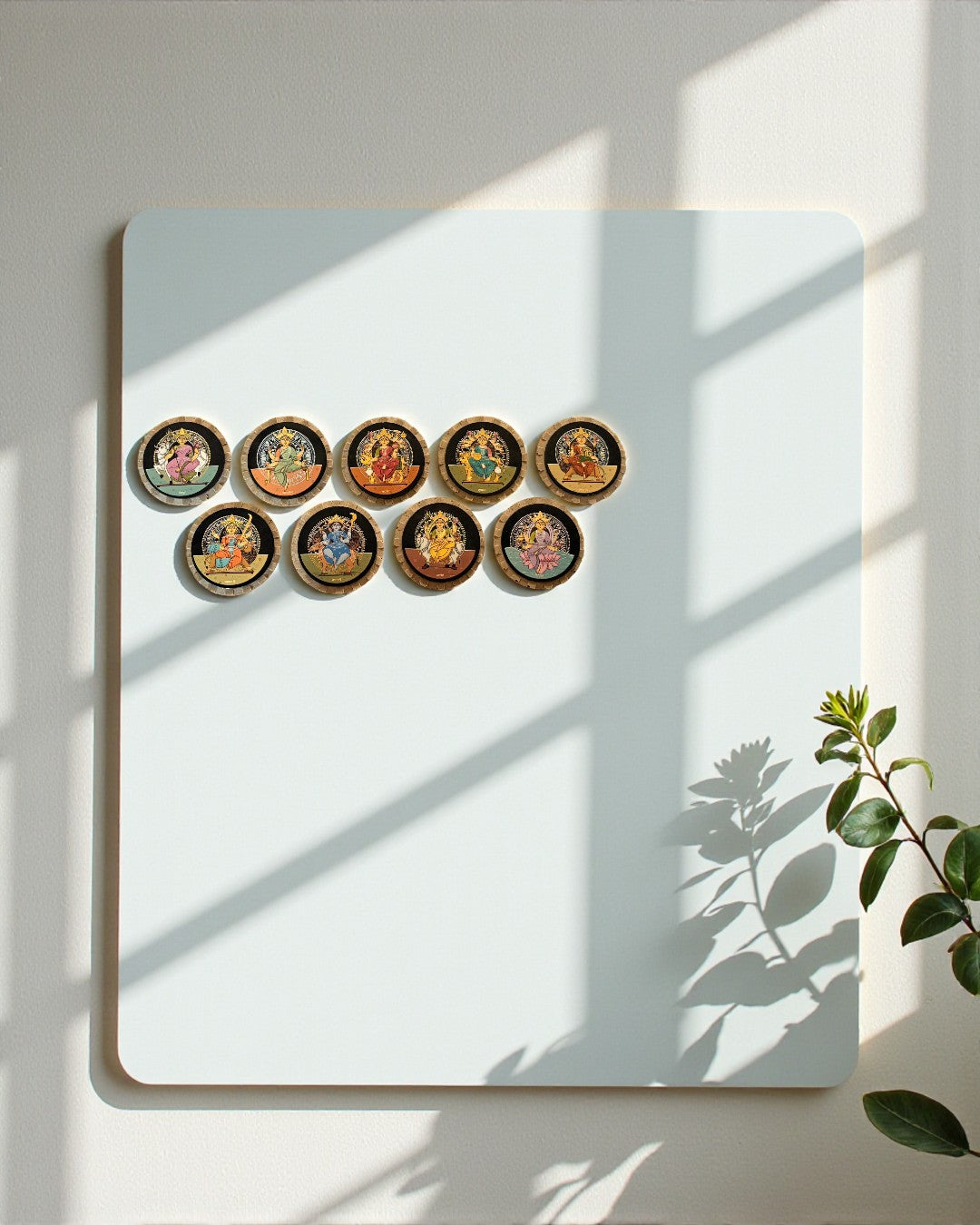 NAVDURGA  - AASTHA MAGNET SET (Circle)