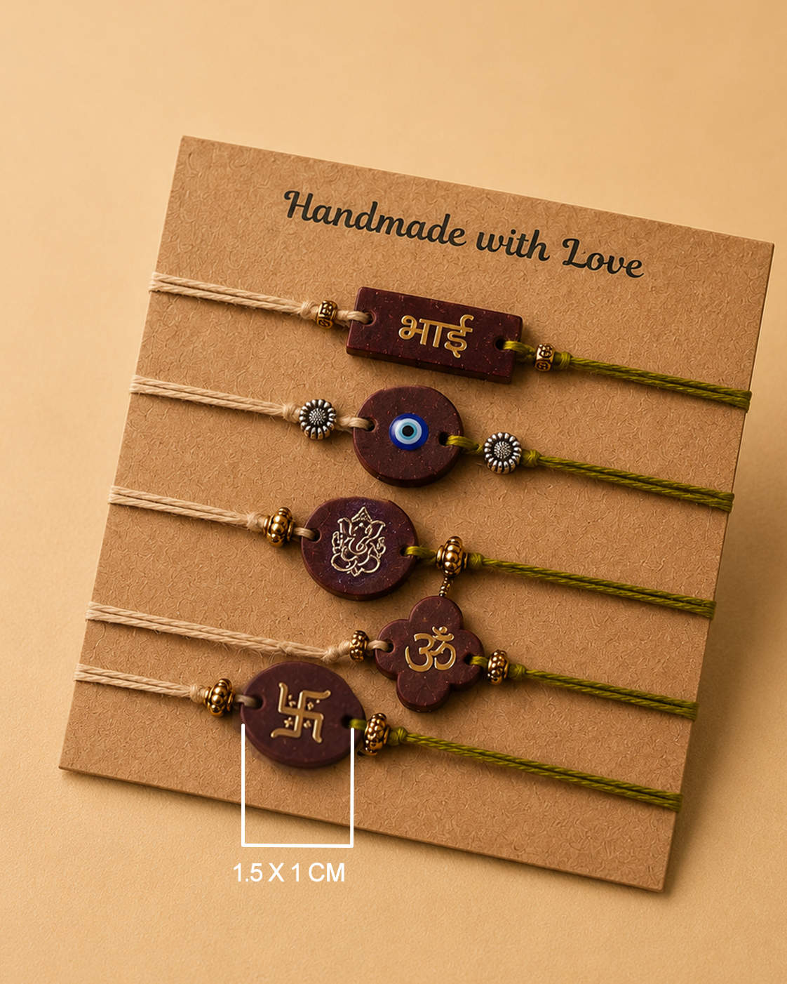 Eco Rakhi Combo Set of 5