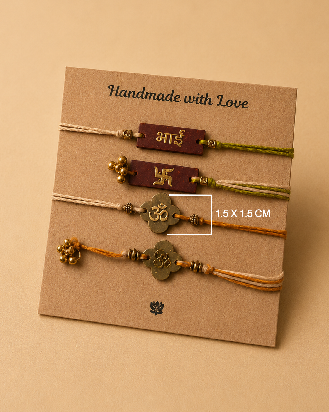 Eco Rakhi Combo Set of 2 A