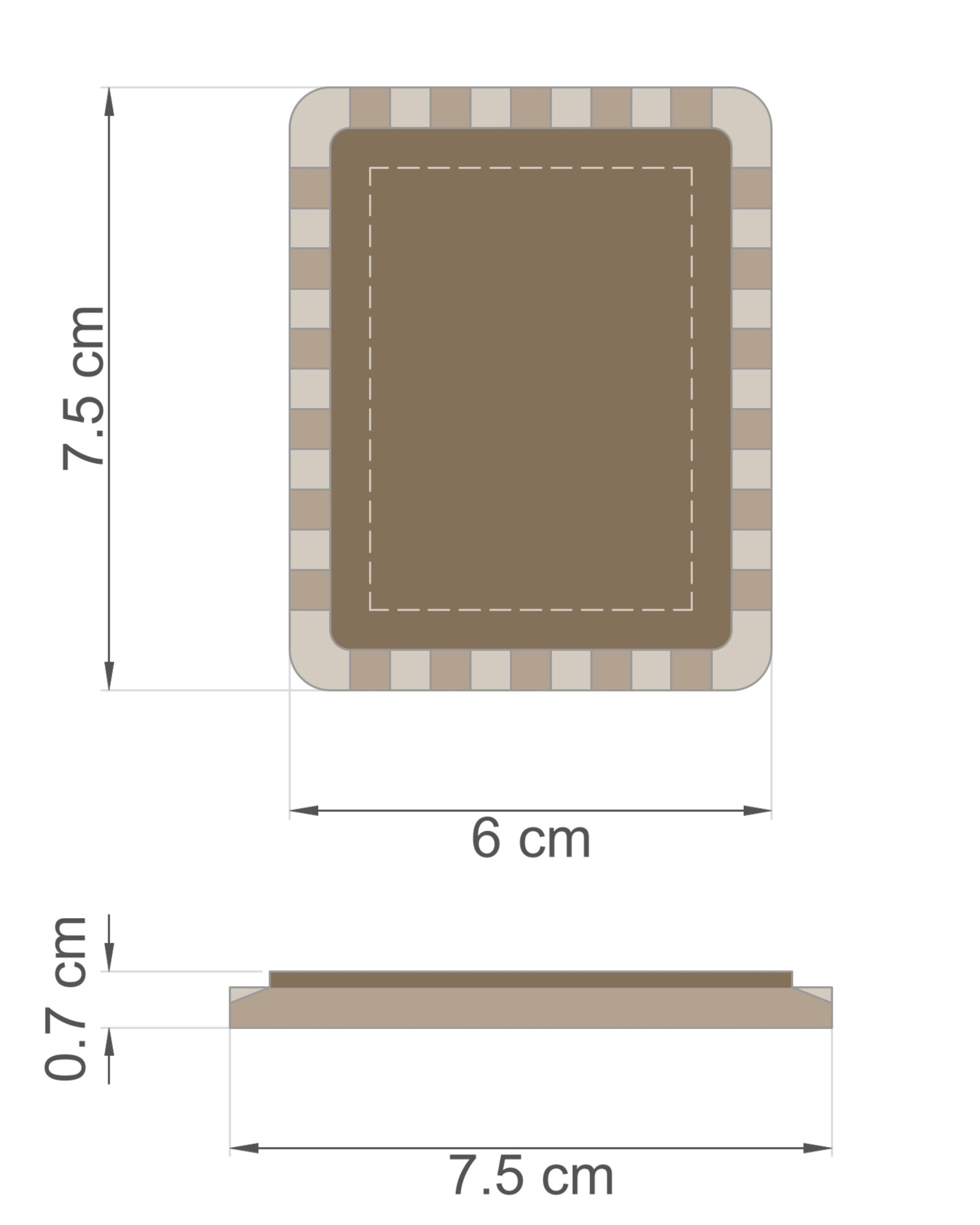 PRASAAD MUDRIKA- Lakshmi (Rectangle) Dimensions