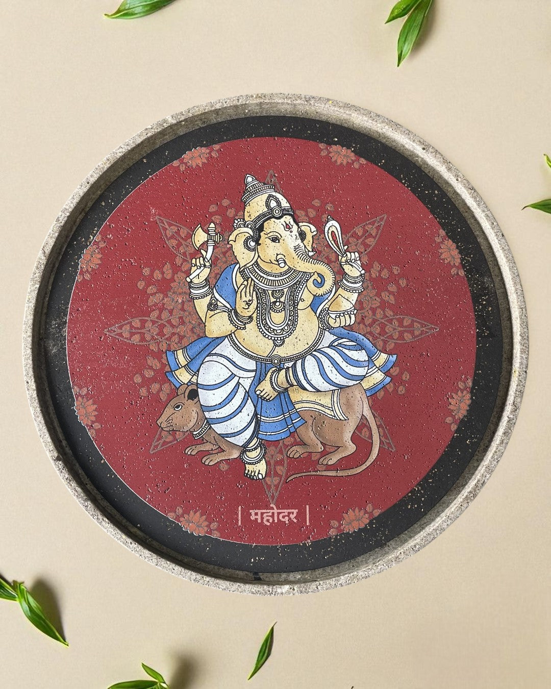 SUSHOBHAN THALI  - ASHTA VINAYAKA SET - Set of 8 (18.5 cm)