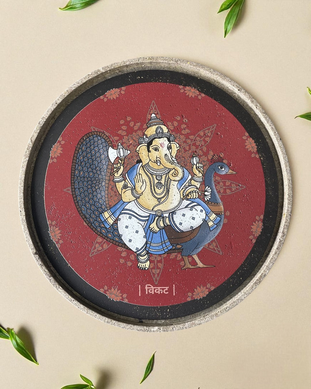SUSHOBHAN THALI  - ASHTA VINAYAKA SET - Set of 8 (18.5 cm)