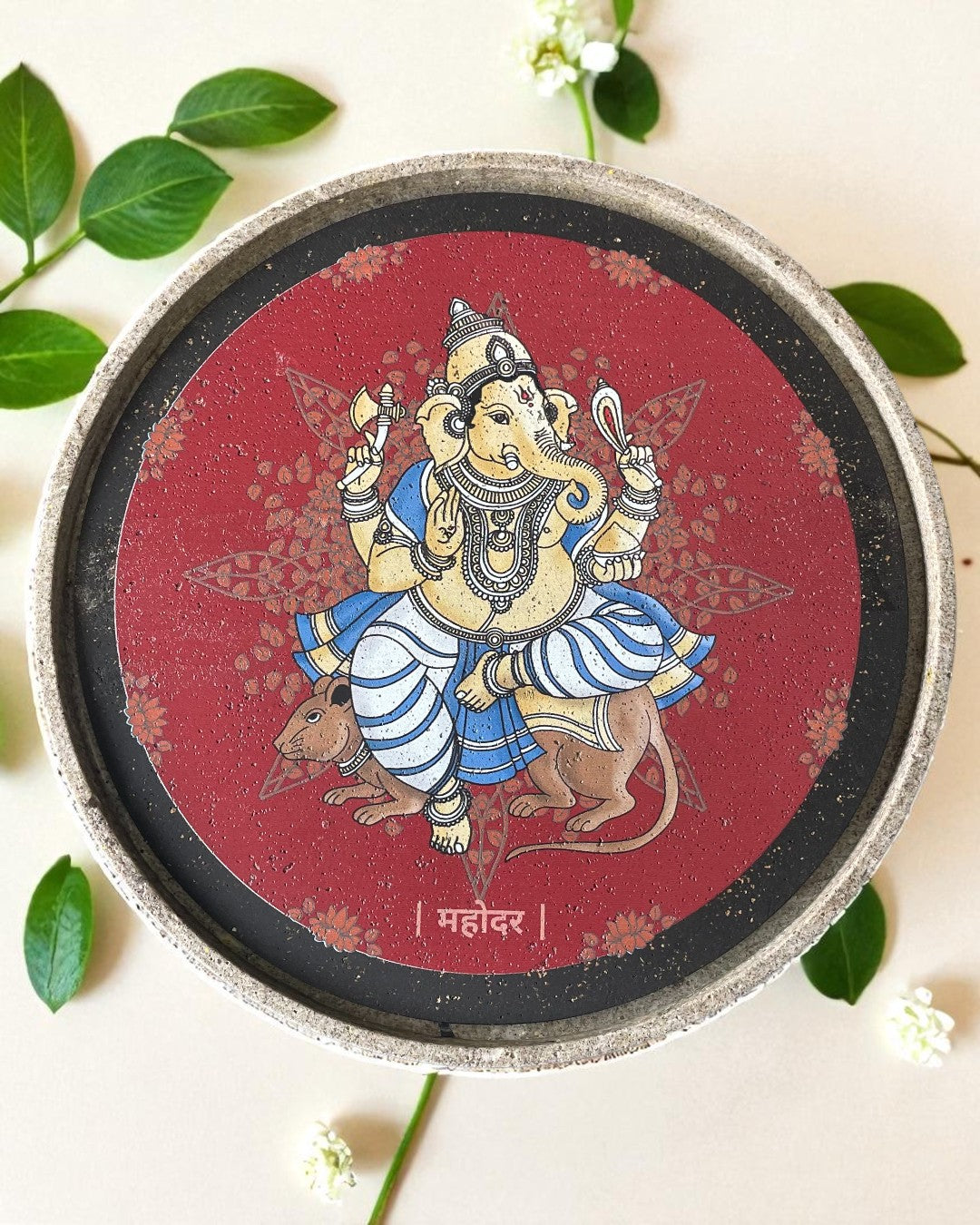 SUSHOBHAN THALI  - ASHTA VINAYAKA SET - Set of 8 (25 cm)