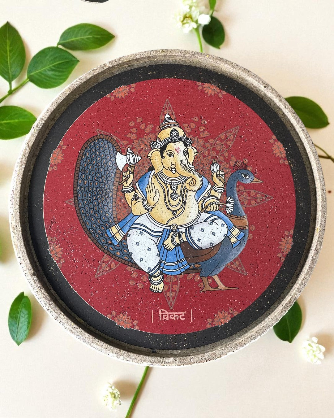 SUSHOBHAN THALI  - ASHTA VINAYAKA SET - Set of 8 (25 cm)