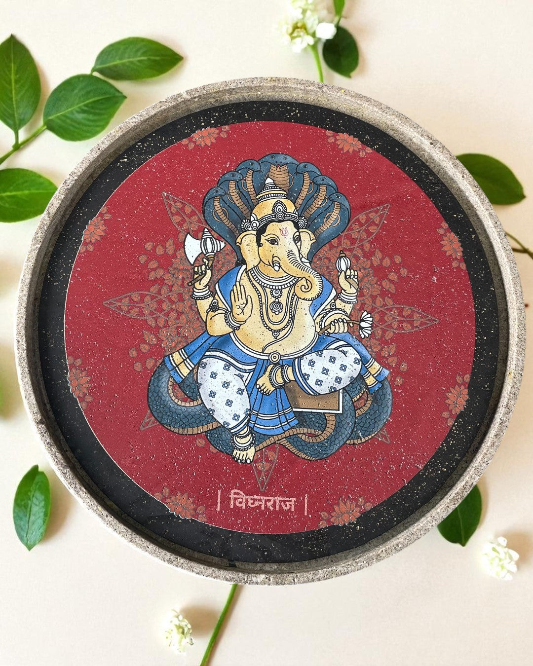 SUSHOBHAN THALI  - ASHTA VINAYAKA SET - Set of 8 (25 cm)